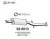 ALFA 119203000200 Middle Silencer